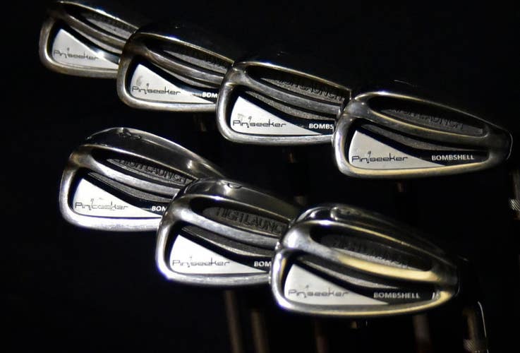 PINSEEKER BOMBSHELL IRON SET 4-PW GW FLEX: LITE LENGTH: (5) 37.5 IN RIGHT HANDED