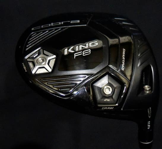 COBRA KING F8 DRIVER LOFT: 11.5 FLEX: STIFF LENGTH: 45 IN RIGHT HANDED NEW GRIP