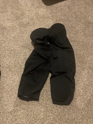 Black Unisex Small Youth Game Pants (Used)