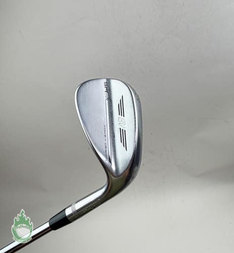 Used Titleist Vokey SM9 F Grind Chrome Wedge 50*-12 Wedge Flex Steel Golf Club