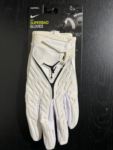 Air Jordan Nike Superbad 6.0 Football Gloves Men's Size XL DX4476-102