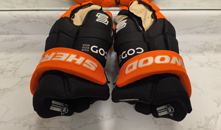 Sherwood Code Encrypt Pro 14" Black/Orange (Anaheim Ducks)
