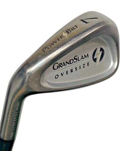 PowerBilt Grand Slam Oversize 7 Iron LH Regular Flex Steel 36.5" Good Grip LEFTY