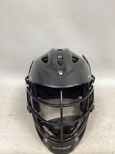 Used Warrior BURN HELMET Lacrosse Helmet Black MD 11851-S000050337