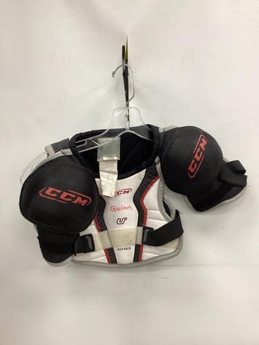 Used CCM U+ FIT03 Youth Shoulder Pads LG 11851-S000051223