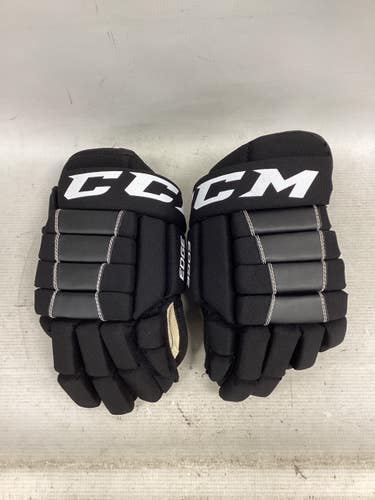 Used CCM EDGE Junior Gloves Black 12" 11851-S000051226