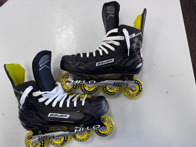 Used Bauer Roller Hockey Skates Black Senior 9 11860-S000314970