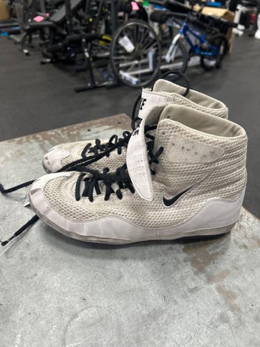 Used Nike Wrestling Shoes White Senior 10 11337-S000495989