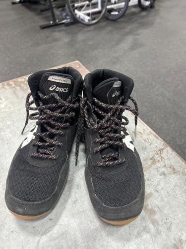 Used Asics Wrestling Shoes Black Youth 09.0 11337-S000495988