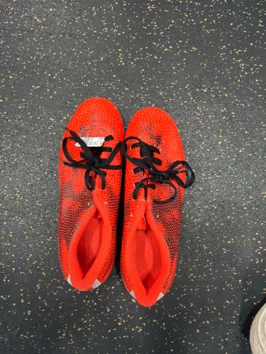 Used Adidas Soccer Cleats Orange Junior 05.5 11337-S000495982