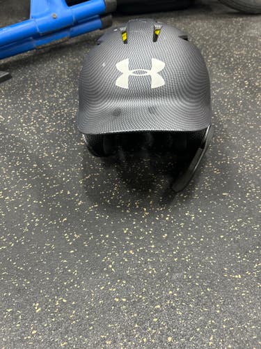 Used Under Armour HELMET Batting Helmet w/Mask Black One Size 11337-S000495934