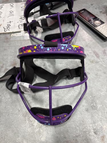 Used RIP-IT FIELDERS MASK BB/SB Fielders Mask Purple One Size 11337-S000495876