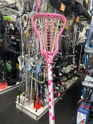 Used Brine LACROSSE STICK Wmn Atk/Mid Complete Stick Pink 11337-S000495874