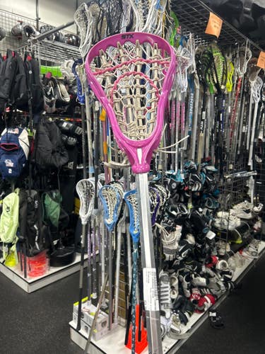 Used STX LACROSSE STICK Wmn Atk/Mid Complete Stick Pink 11337-S000495873