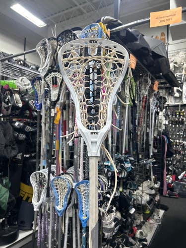 Used STX LACROSSE STICK Wmn Atk/Mid Complete Stick Grey 11337-S000495856