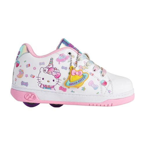 Heelys Hello Kitty Split X2 Sneaker Girls 2 M White Low Top Skate Shoes ZOGG3602