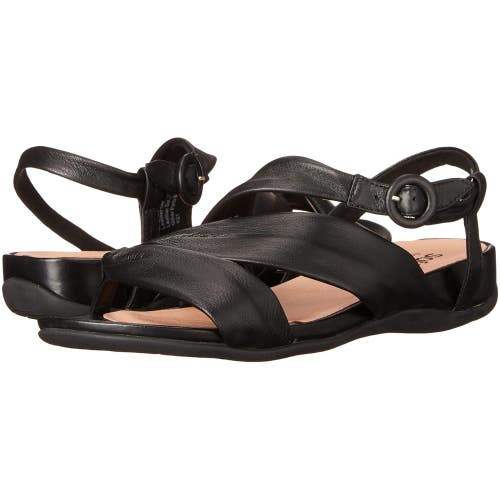 SoftWalk Tieli S2109-001 Sandals Women's US 10 M Black Leather Strappy ZOGG3652