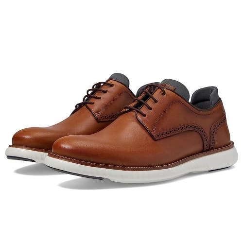 Martin Dingman Countryaire Men 10 M Brown Leather Plain Toe Dress Shoes ZOGG3607
