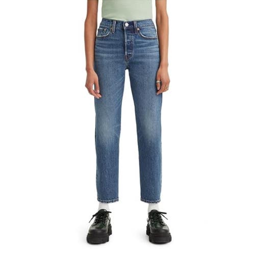 Levi's Wedgie Jeans Women's 24X28 Blue Denim 5-Pockets Straight Leg KFC1244