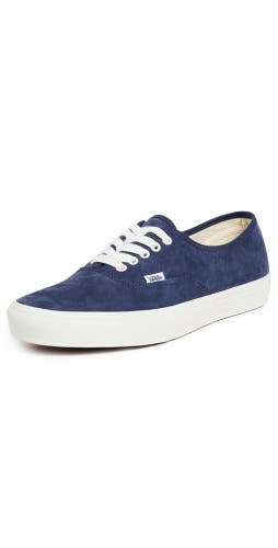 Vans Authentic Sneakers Men's US 7 Blue Suede Low Top Lifestyle Shoes HTAT1648