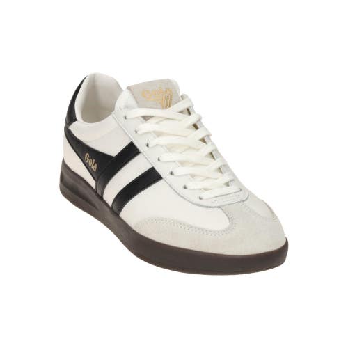 Gola Cyclone Leather CLB743WB Sneaker Women's 10 B White Trainers Shoes HTAT1721