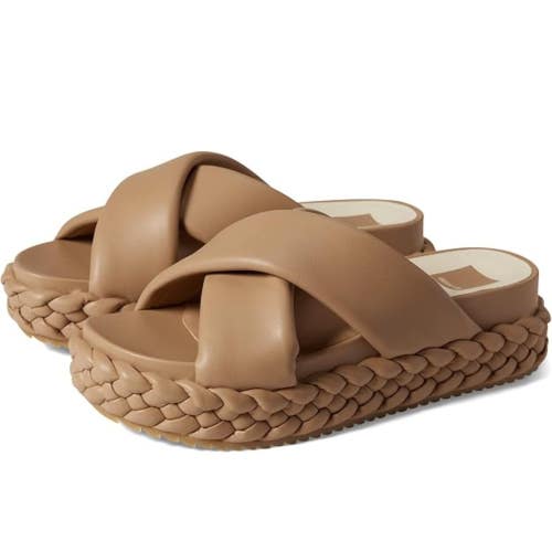 Dolce Vita Blume Sandals Women's US 8.5 Cafe Stella Crisscross Strap HTAT1660