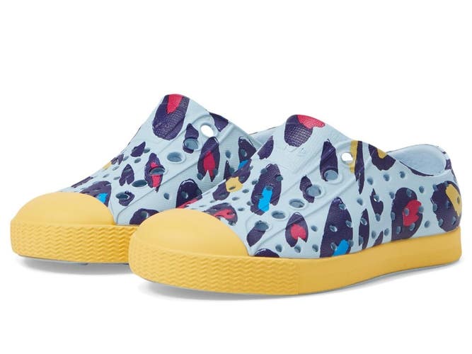 Native Shoes Jefferson Print Toddler 4 Air Blue Pineapple Casual Shoes HTAT1707