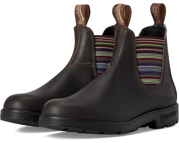 Blundstone 1409 Unisex US 9M/11W Brown Leather Ankle Chelsea Boots RHS9410