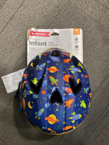 Used Schwinn CLASSIC INFANT BIKE HELMET Bike Helmet Navy Blue XS 11614-S000243475