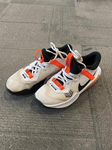 Used Nike ZOOM CROSSOVER Basketball Shoes Y Orange Junior 04.5 11614-S000243470