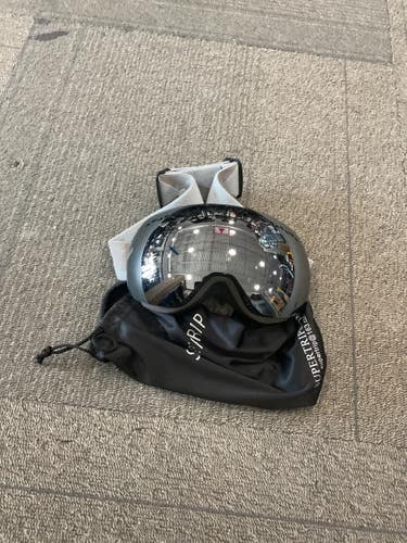Used SUPERTRIP SKI GOGGLES Snow Goggles Adult Black 11614-S000243443