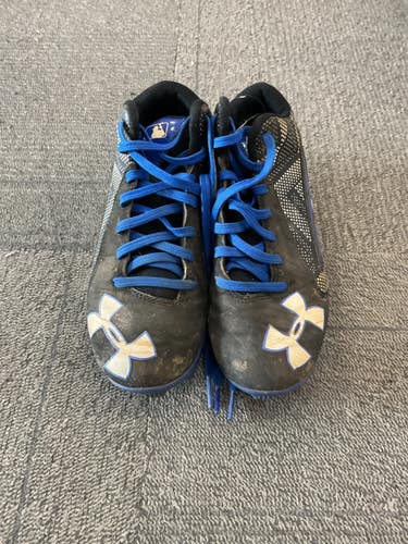 Used Under Armour BASEBALL CLEATS BB/SB Cleats Royal Blue Junior 01.5 11614-S000243371