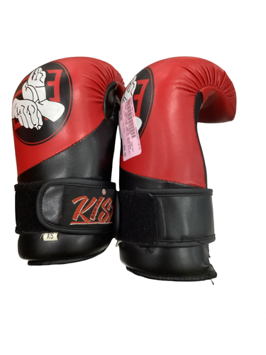 Used KISA MARTIAL ARTS GLOVES Martial Arts Gloves Black And Red XS 11613-S000189240