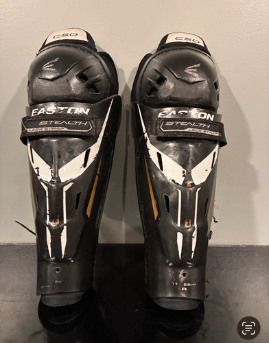 Youth Easton Stealth C5.0 11" Shin Pads (Used)
