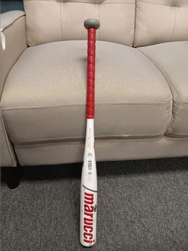 White 2022 Marucci Echo Bat (-12) Alloy 16 oz 28" (Used)