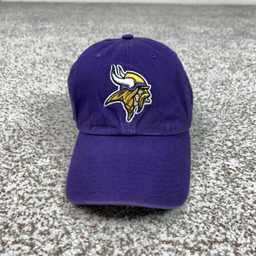 Minnesota Vikings Hat Cap Strap Back Mens One Size Purple NFL Football Dad Hat