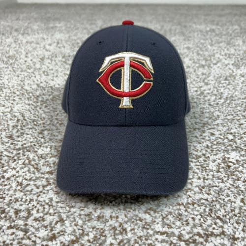 Minnesota Twins Hat Cap Strap Back Mens Navy MLB Baseball Logo Embroidered Dad