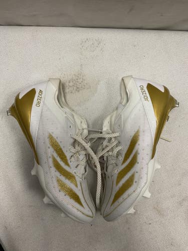 Used Adidas Adult FB Cleats White Senior 7.5 11490-S000277157