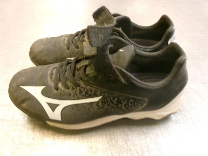 Used Mizuno CLEATS BB/SB Cleats Black Junior 03.5 11339-S000206493
