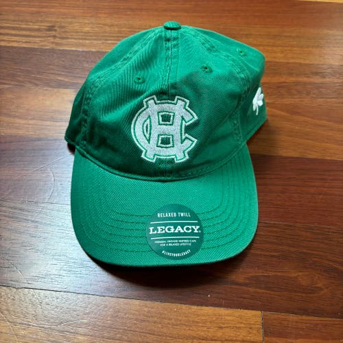College of the Holy Cross Green Adult Unisex Hat with Clover (New)