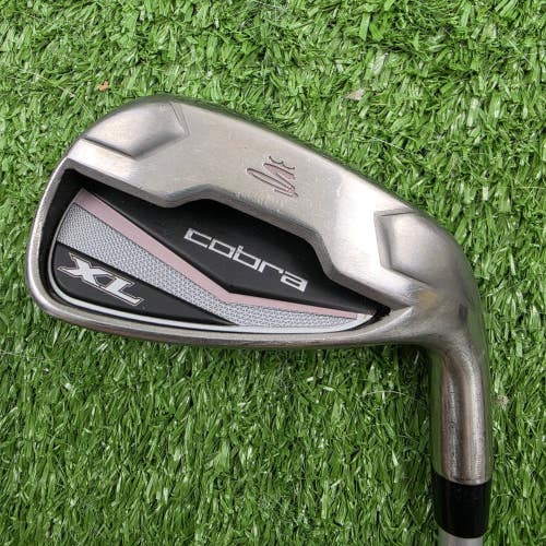 Cobra XL Single 8 Iron Pink Gray Womens Ladies Flex Graphite Right RH 36"