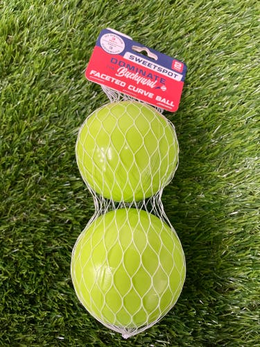 Sweetspot Faceted Curve Ball | 2-Pack