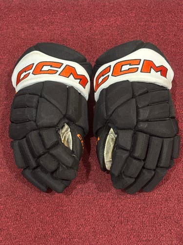 Philadelphia Flyers CCM HGPJSPP Gloves 14" Pro Stock Item#LH1467
