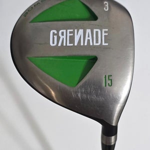 BombTech Grenade 3 Fairway Wood 15* /  Regular Flex Shaft