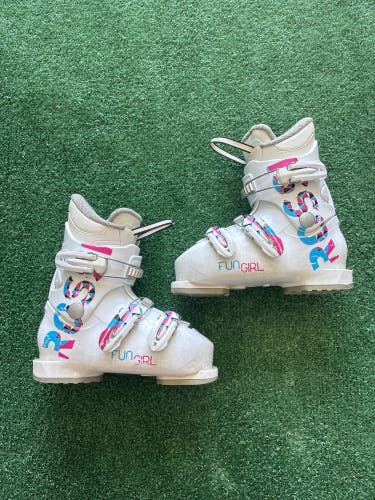 Kid's Rossignol Fun Girl Ski Boots (Used) | Mondo 20.5 (245mm)
