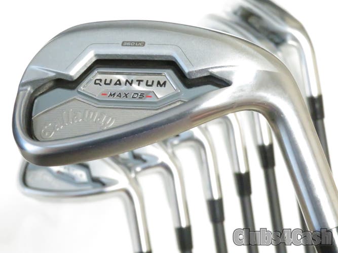 Callaway Quantum Max OS Irons Mitsubishi VanQuish 5 R2 4-P+A SENIOR   CLEAN