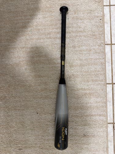 2023 Rawlings Icon Composite USABat Certified Bat (-10) 17 oz 27" (Used)