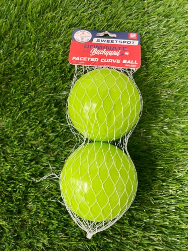Sweetspot Faceted Curve Ball | 2-Pack
