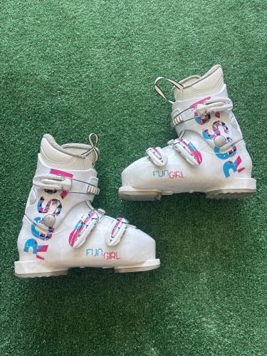 Kid's Rossignol Fun Girl Ski Boots (Used) | Mondo 21.5 (255mm)