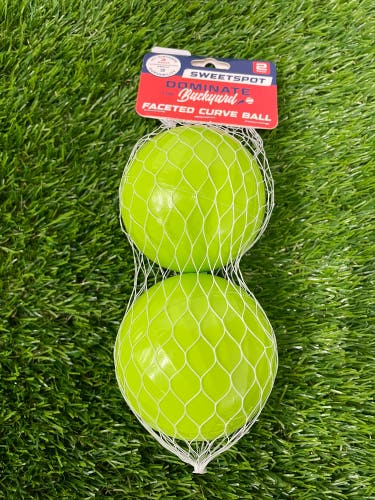 Sweetspot Faceted Curve Ball | 2-Pack